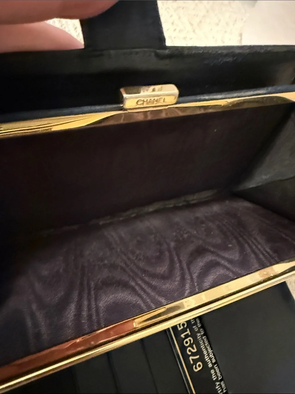 CHANEL authentic black